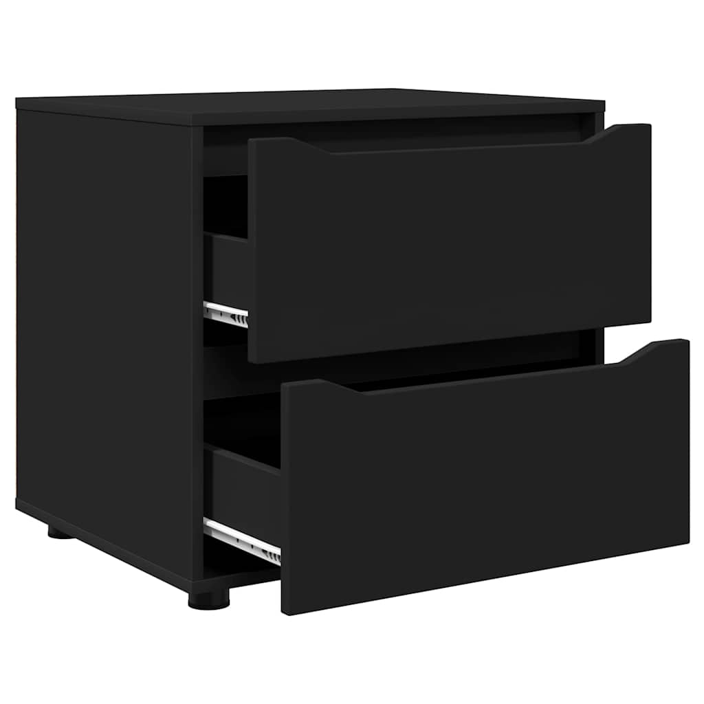 Armadio Nero 60 x 48 x 57 cm Legno multistrato