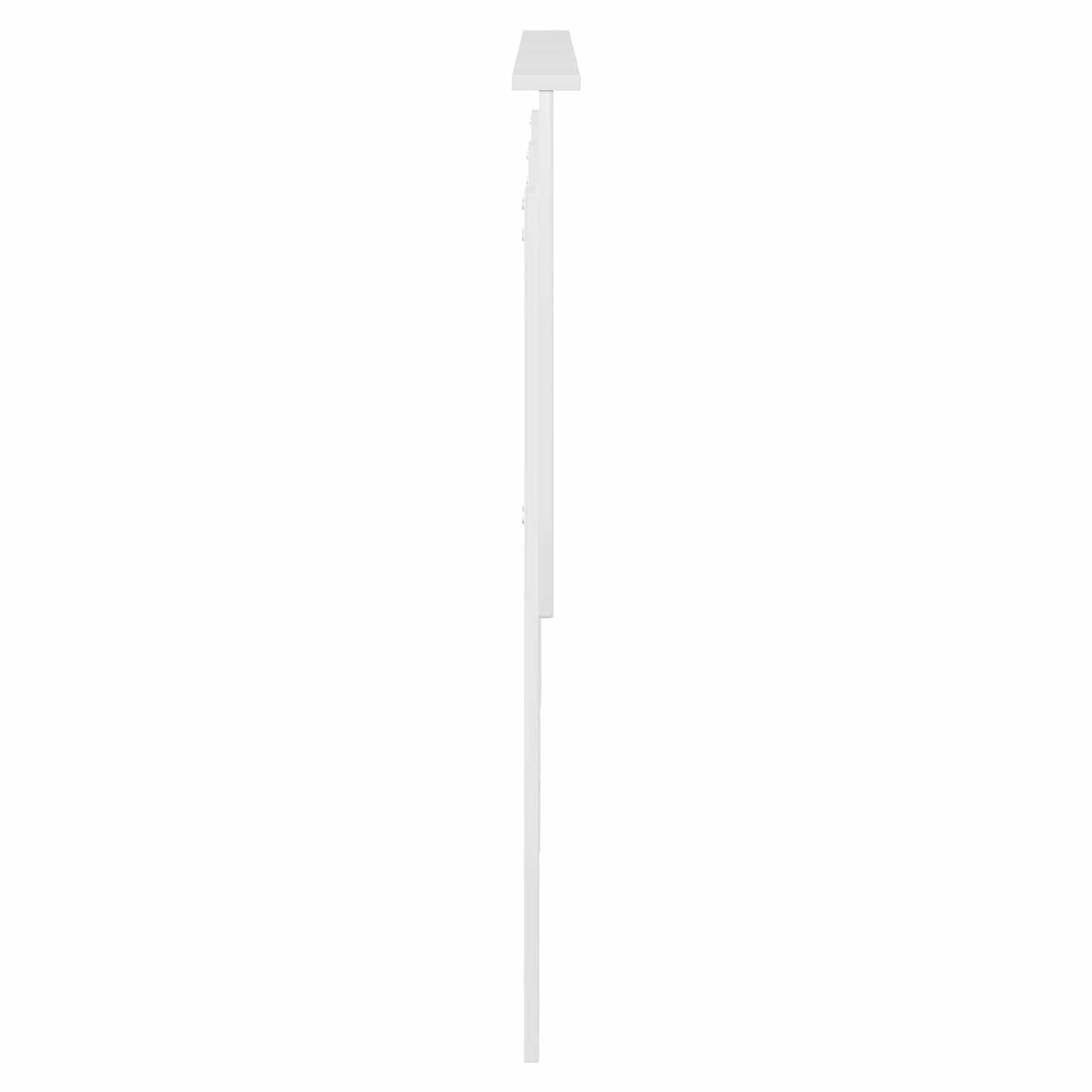 Testiera con testiera Bianco Lucido 150 cm Legno multistrato