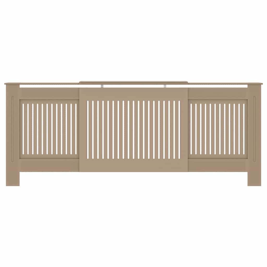 Copertura per radiatori 2 pcs Naturale 205 x 20,5 x 81,5cm
