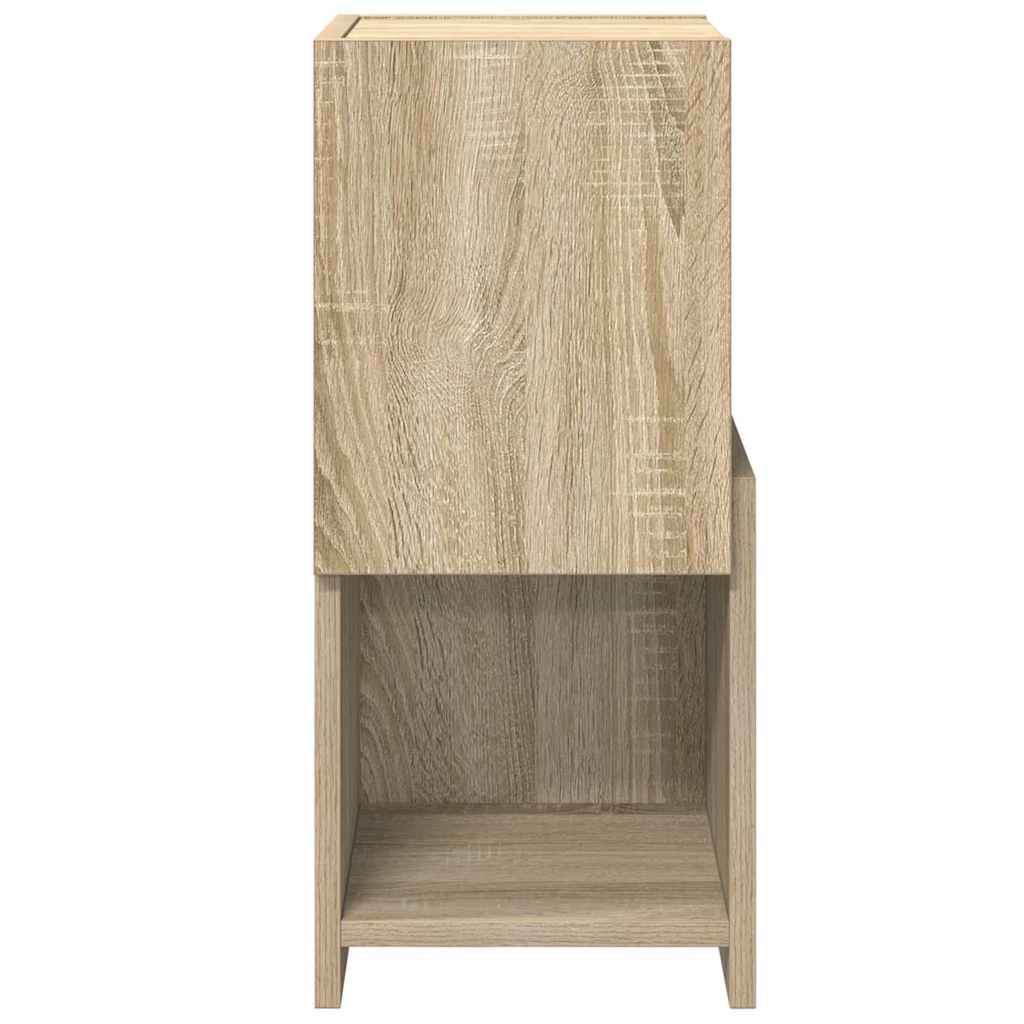 Mobile angolare Rovere Sonoma 25,5x25x55cm Legno multistrato