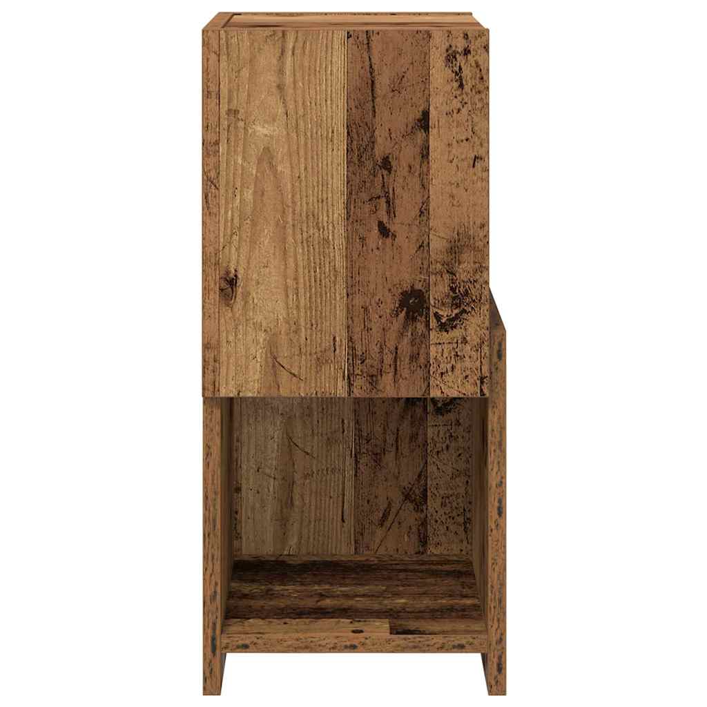 Mobile angolare Legno vecchio 25,5x25x55cm Legno multistrato