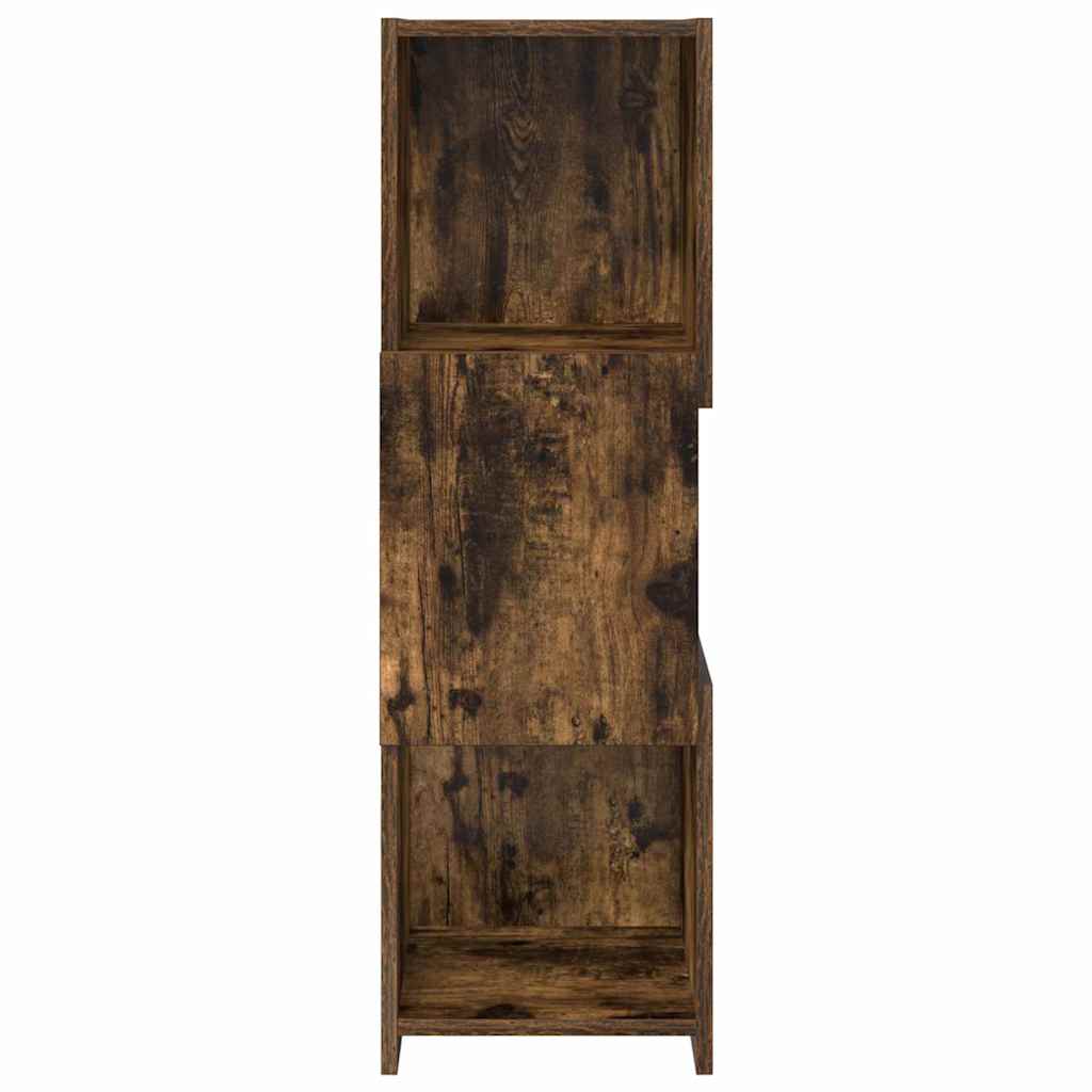 Mobile angolare Rovere fumé 30,5x30x95cm Legno multistrato