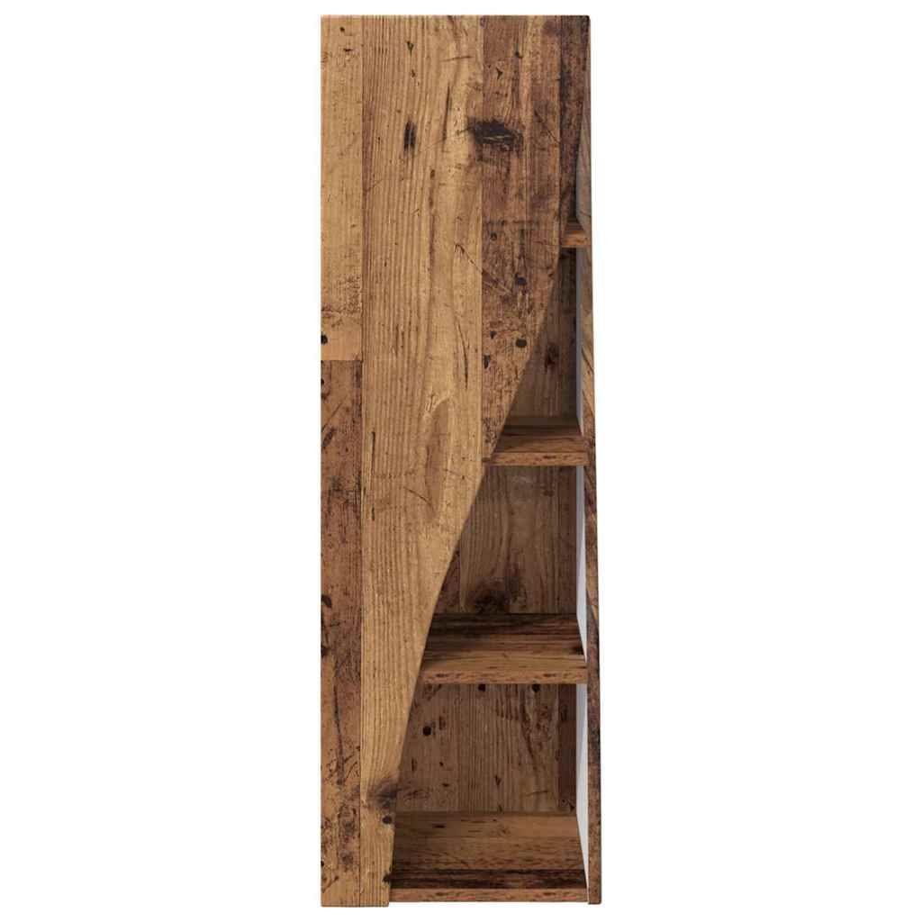 Mobile angolare Legno vecchio 32x32x102cm Legno multistrato