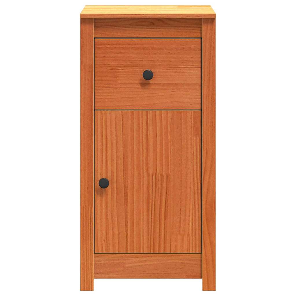 Credenza 2 pcs Marrone cerato 39 x 34,5 x 80 cm Pino massello