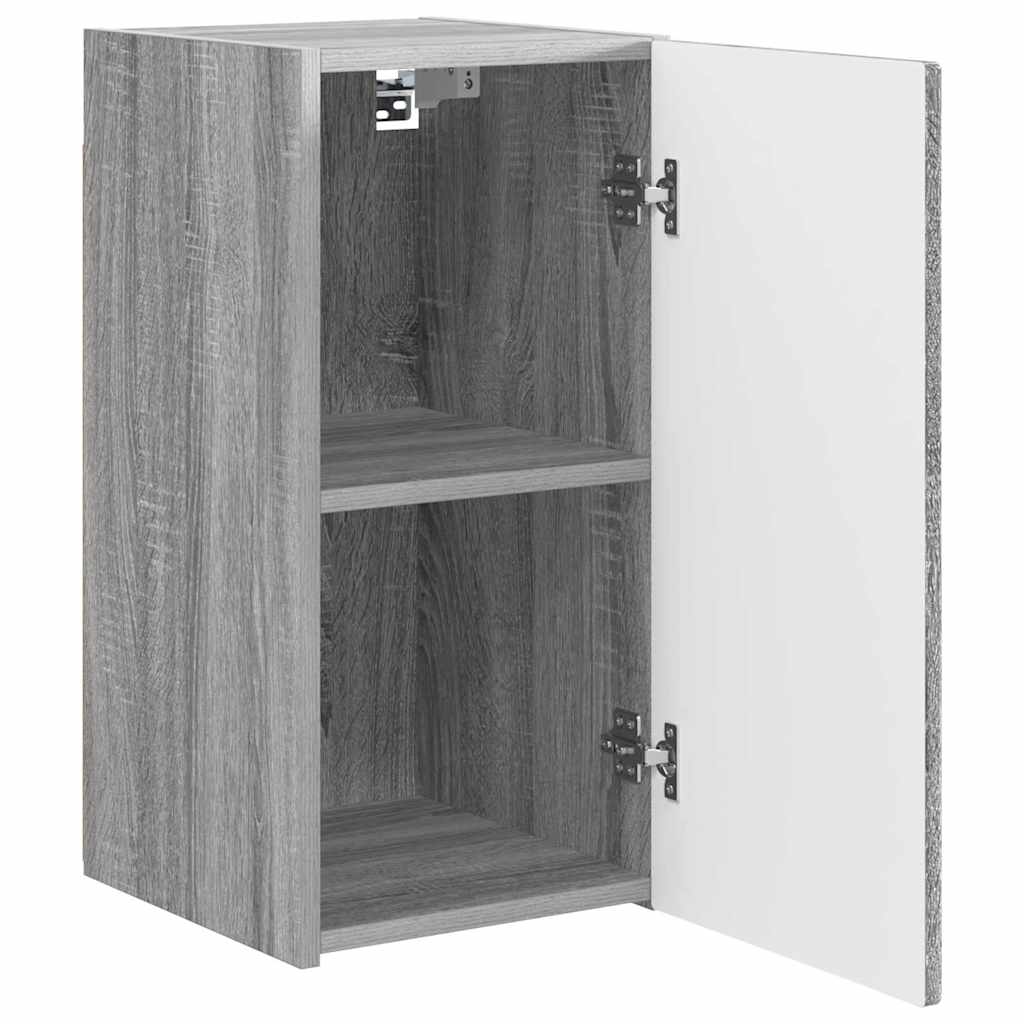 Mobile TV da parete Grigio Sonoma 30 x 31 x 60 cm