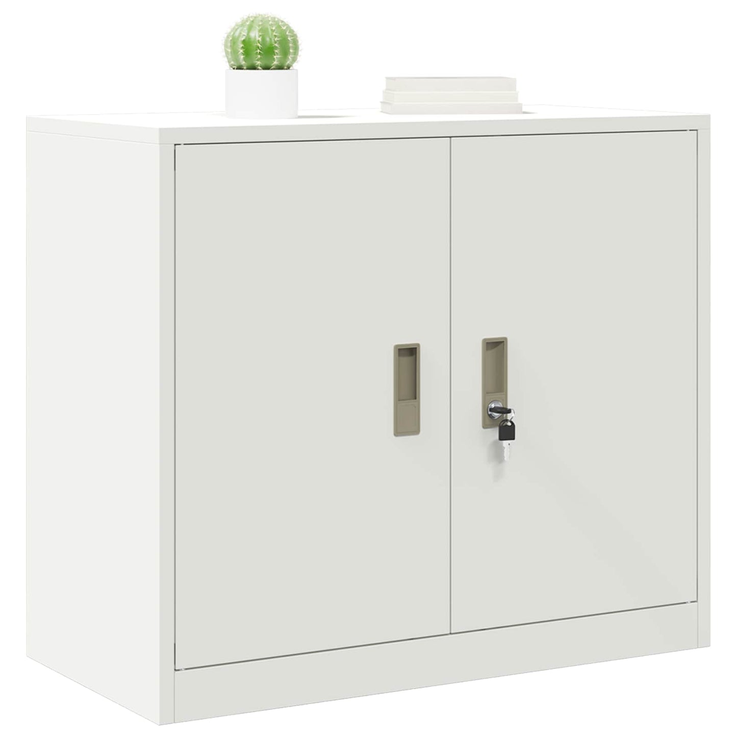 Armadio Bianco 80 x 40 x 70 cm Acciaio