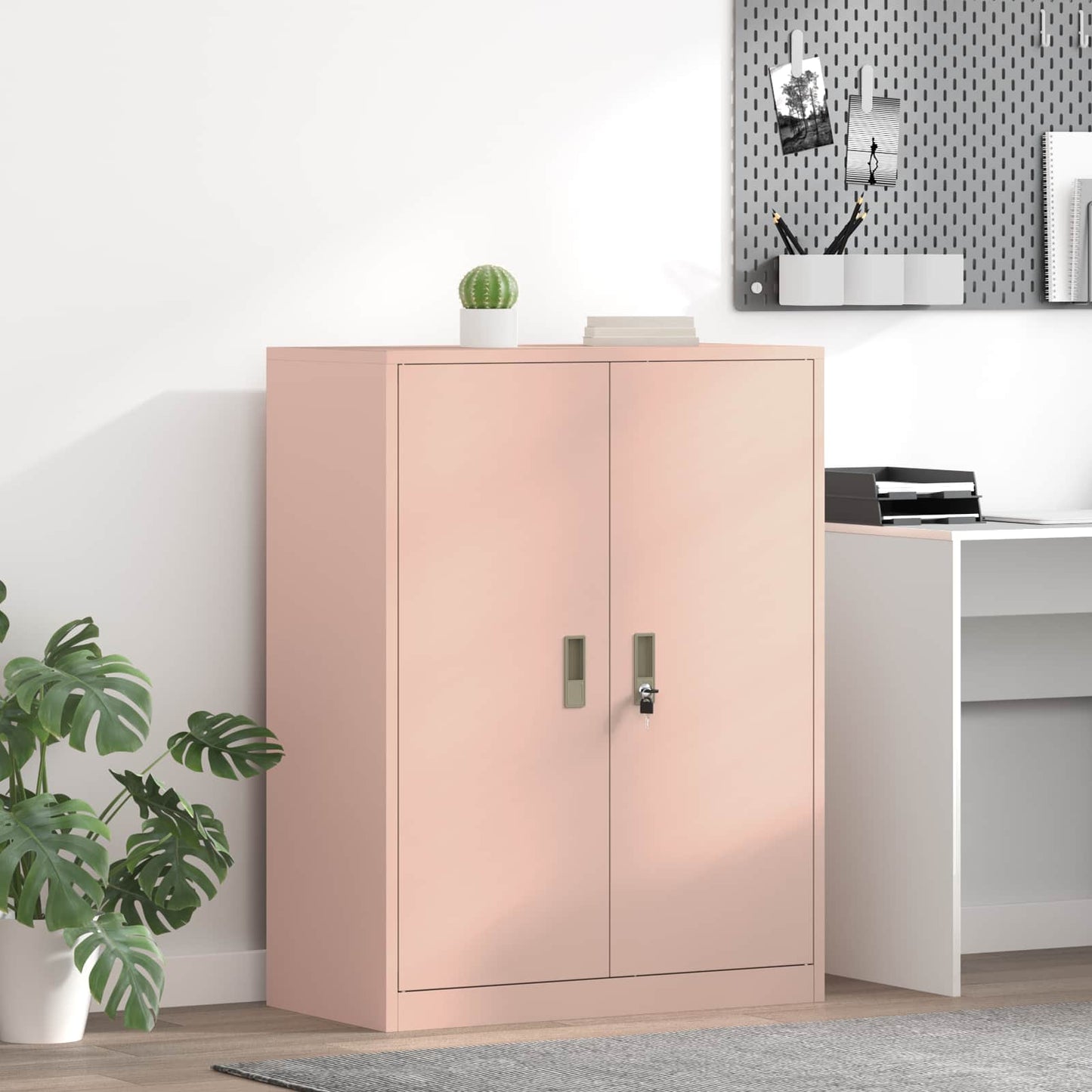 Armadio Rosa 80 x 40 x 105 cm Acciaio
