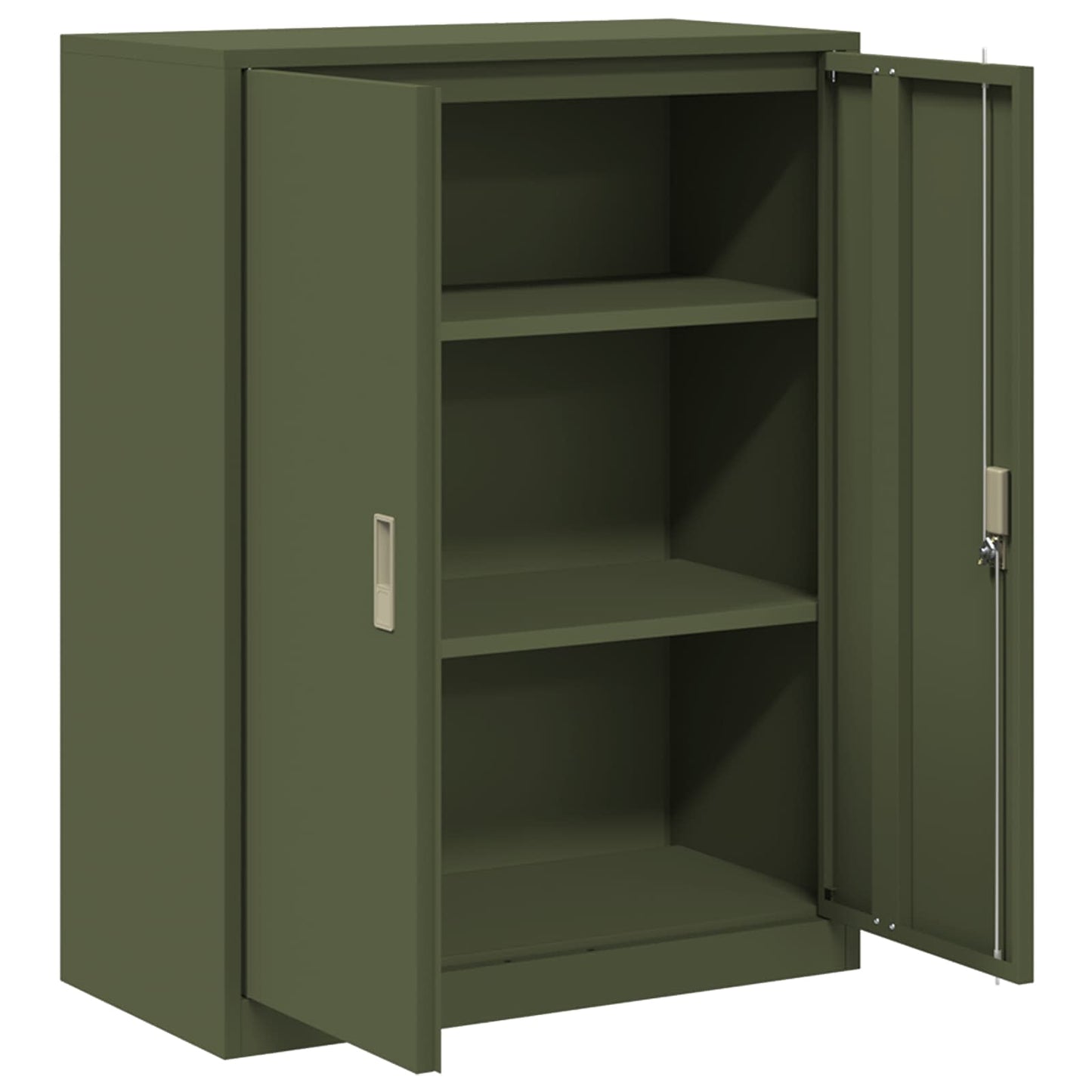 Armadio Verde oliva 80 x 40 x 105 cm Acciaio