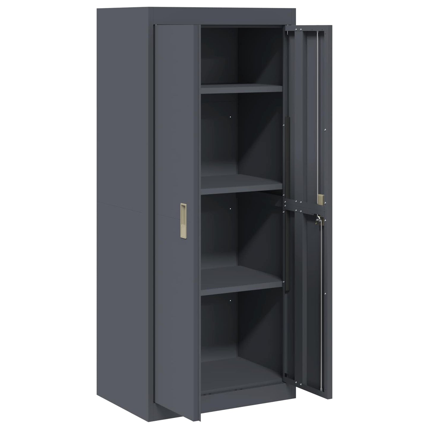 Armadio Antracite 60 x 40 x 140 cm Acciaio