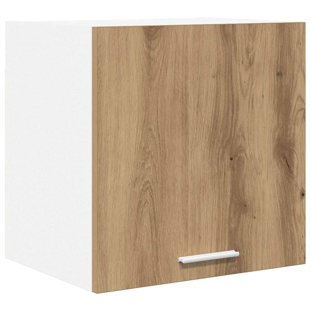 Armadio pensile 2 pcs Rovere Artigiano e Bianco 40 x 31 x 40 cm