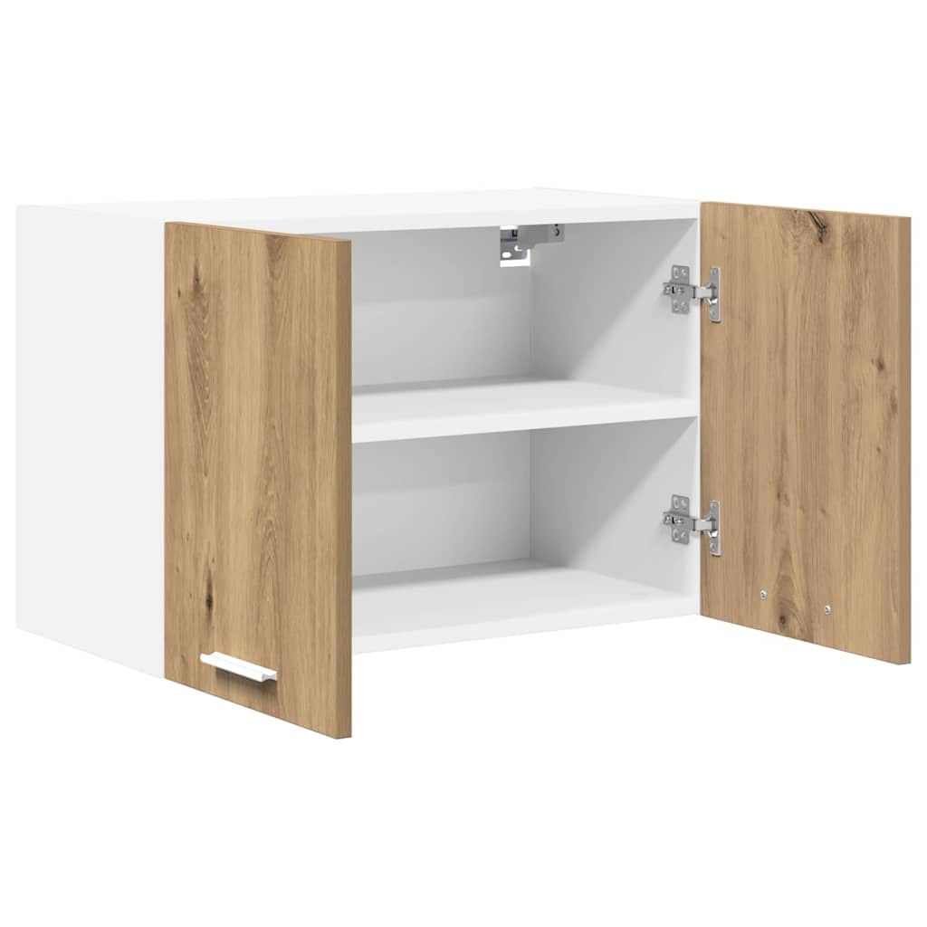 Armadio pensile Rovere Artigiano e Bianco 60 x 31 x 40 cm