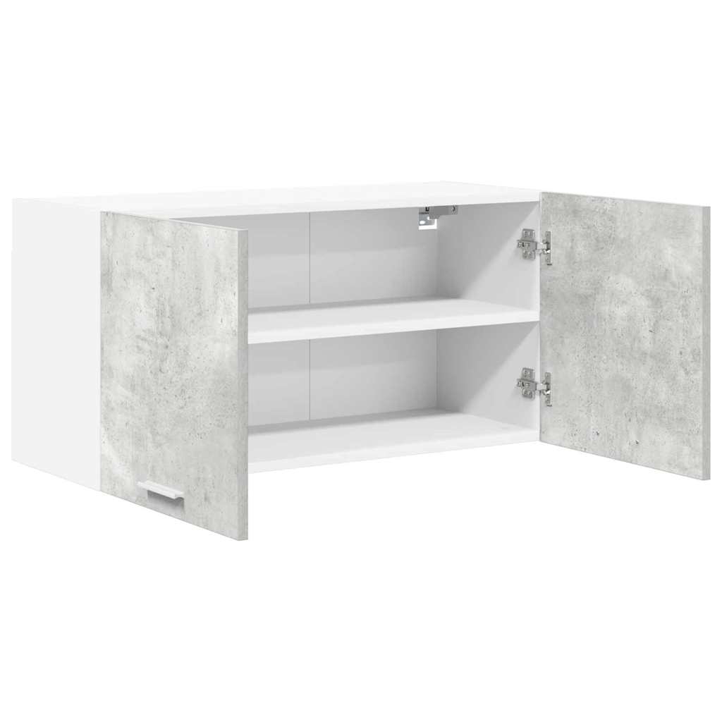 Armadio pensile con porta Grigio cemento 80 x 31 x 40 cm