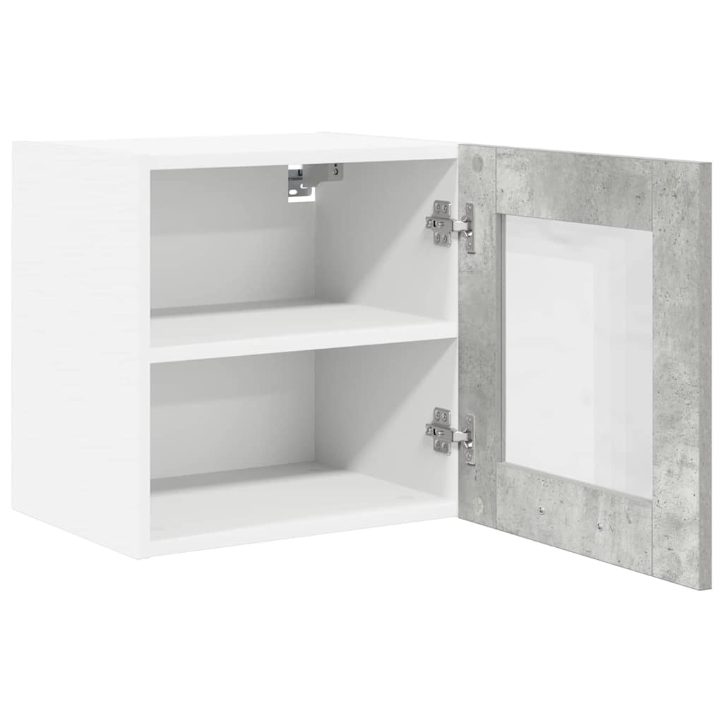 Armadio pensile con porta Riga Grigio cemento 40 x 31 x 40 cm