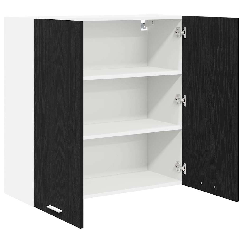 Armadio pensile Rovere Nero 80 x 31 x 80 cm Legno multistrato