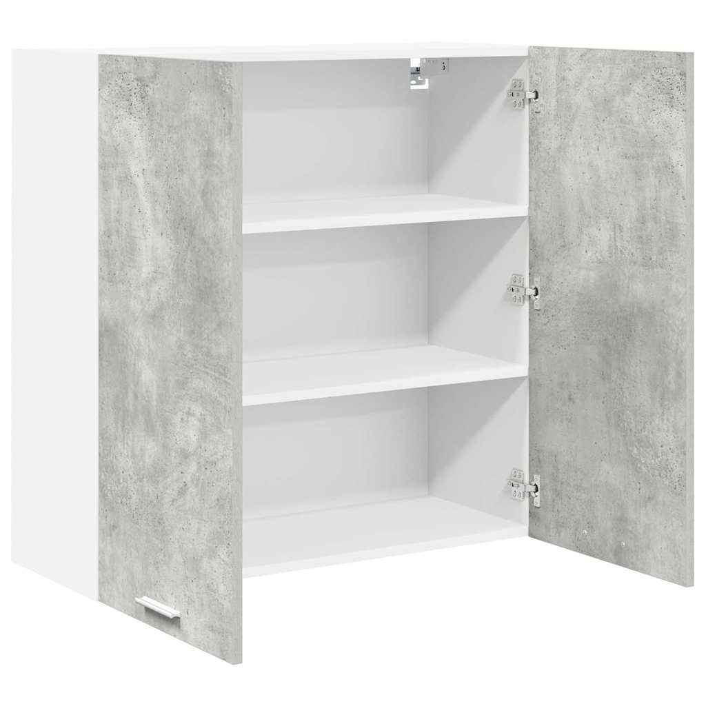 Armadio pensile con porta Grigio cemento 80 x 31 x 80 cm