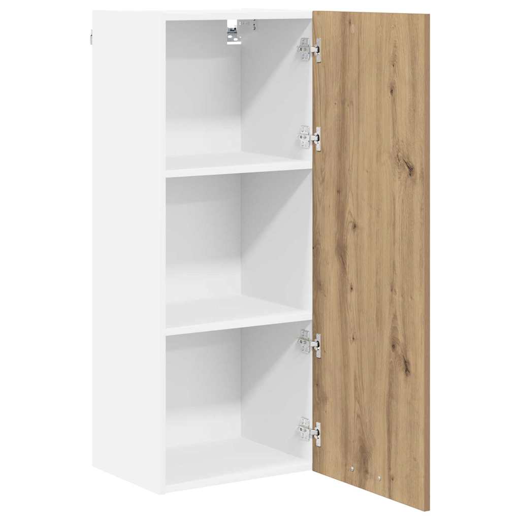 Armadio pensile con porta Rovere artigianale 40 x 31 x 100 cm