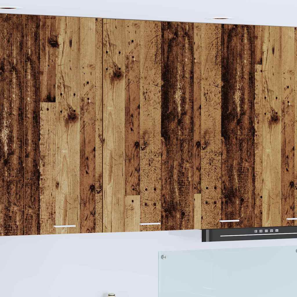Armadio pensile Legno Antico e Bianco 50 x 31 x 100 cm