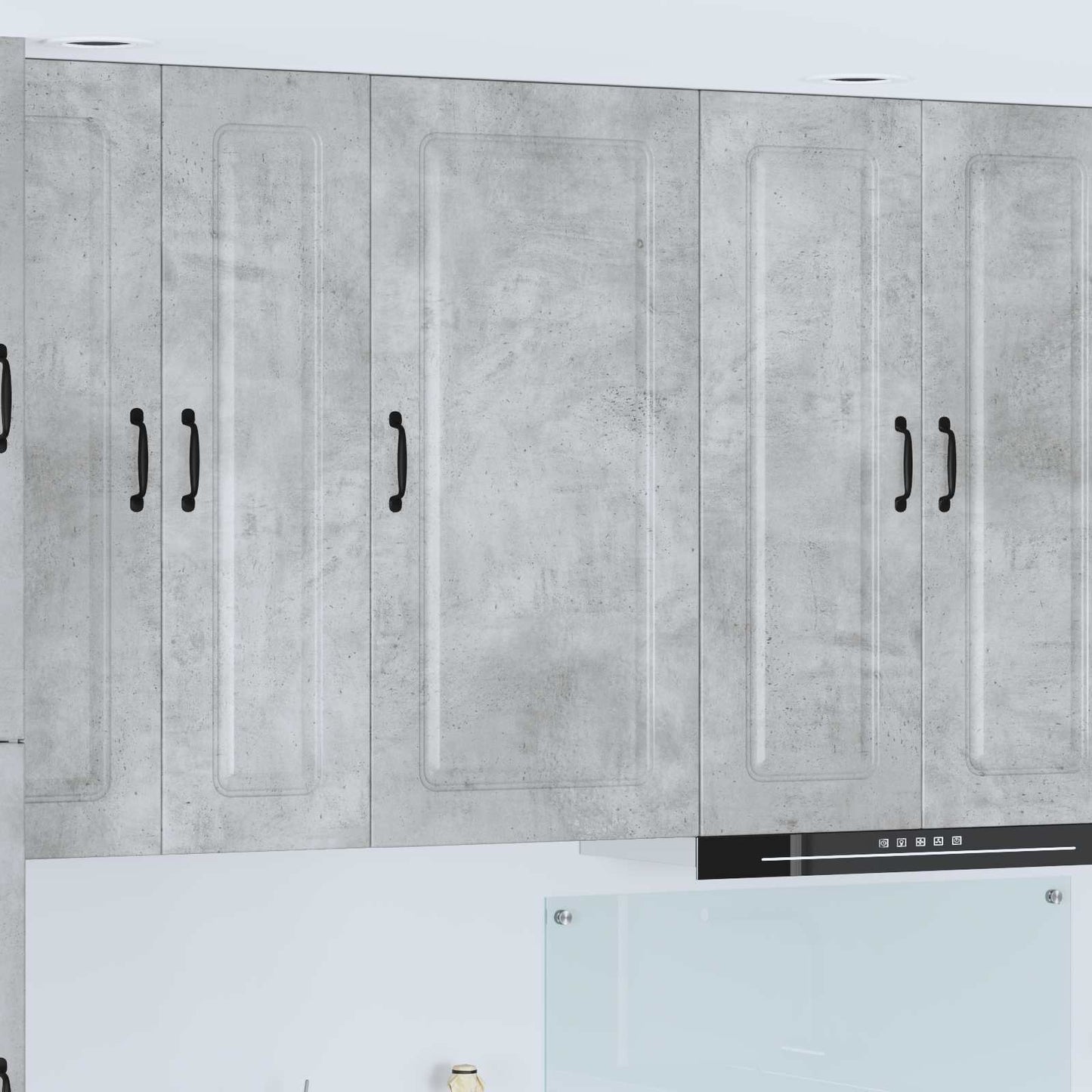 Mobile da cucina Kalmar Grigio cemento 50 x 31 x 100 cm
