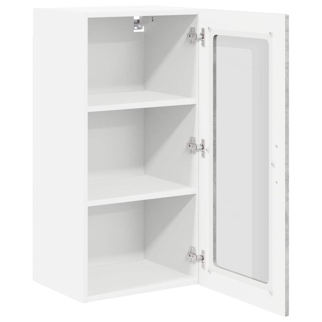 Mobile da cucina Grigio cemento 40 x 31 x 80 cm