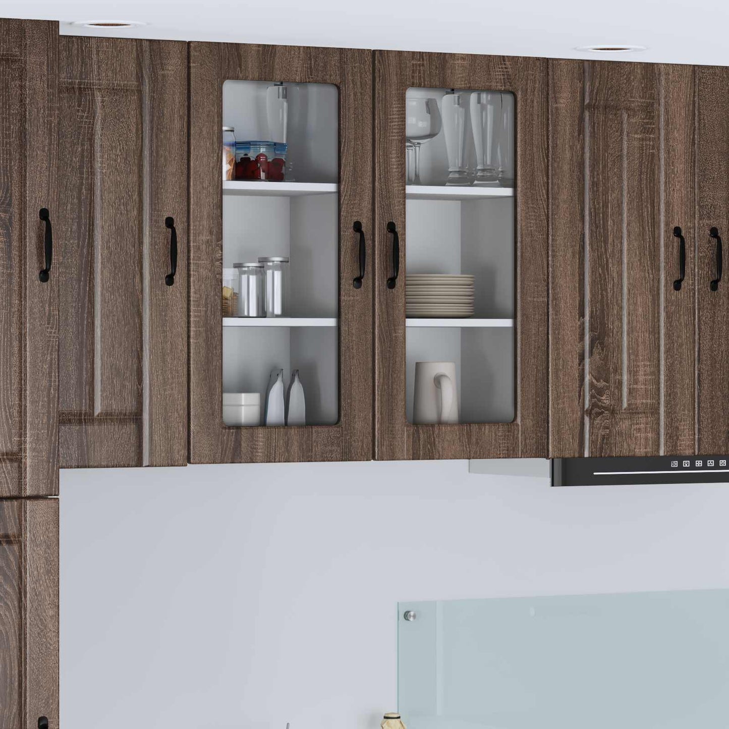 Mobile da cucina 2 pcs Rovere Marrone 40 x 31 x 80 cm