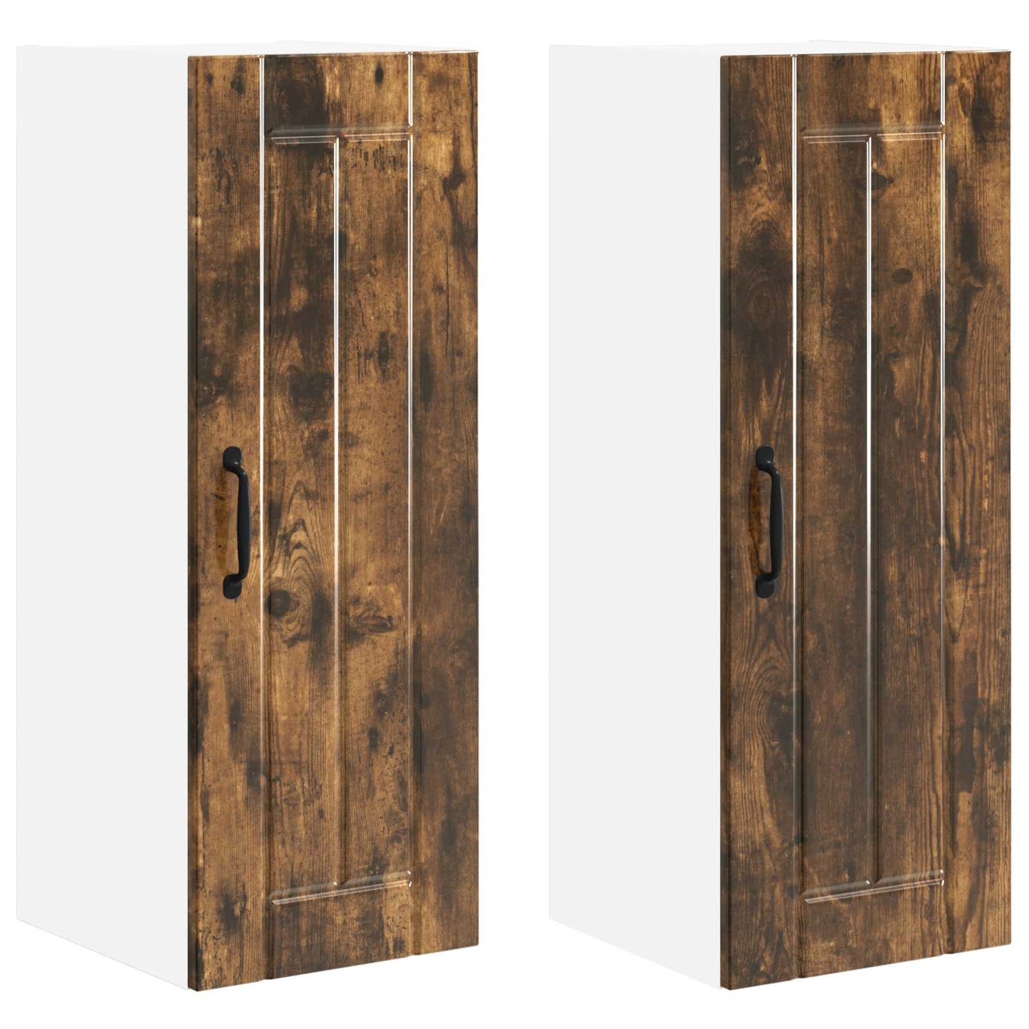 Mobile da cucina 2 pcs Rovere fumé 30 x 31 x 80 cm