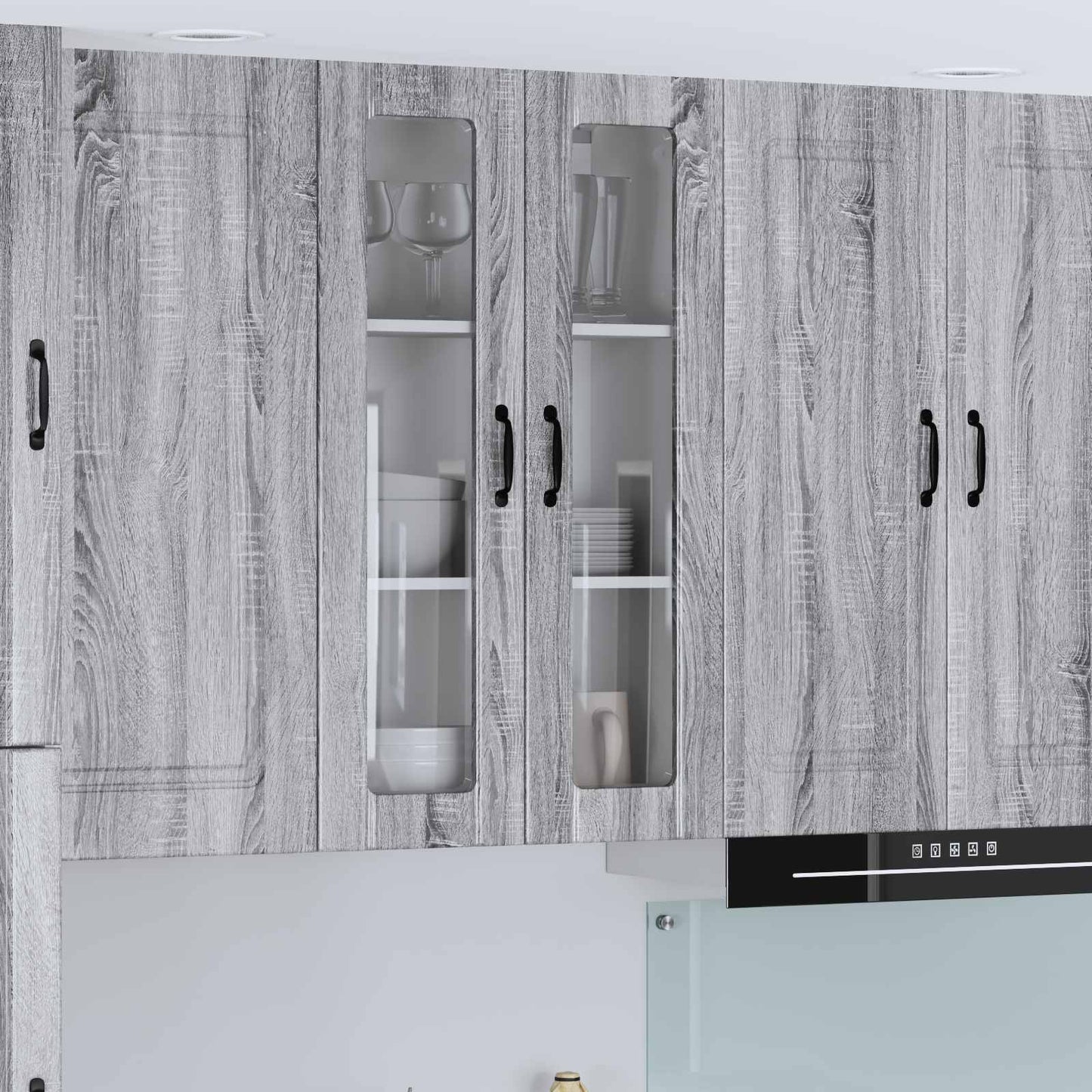 Pensile cucina Grigio Sonoma 60 x 31 x 100 cm Legno multistrato