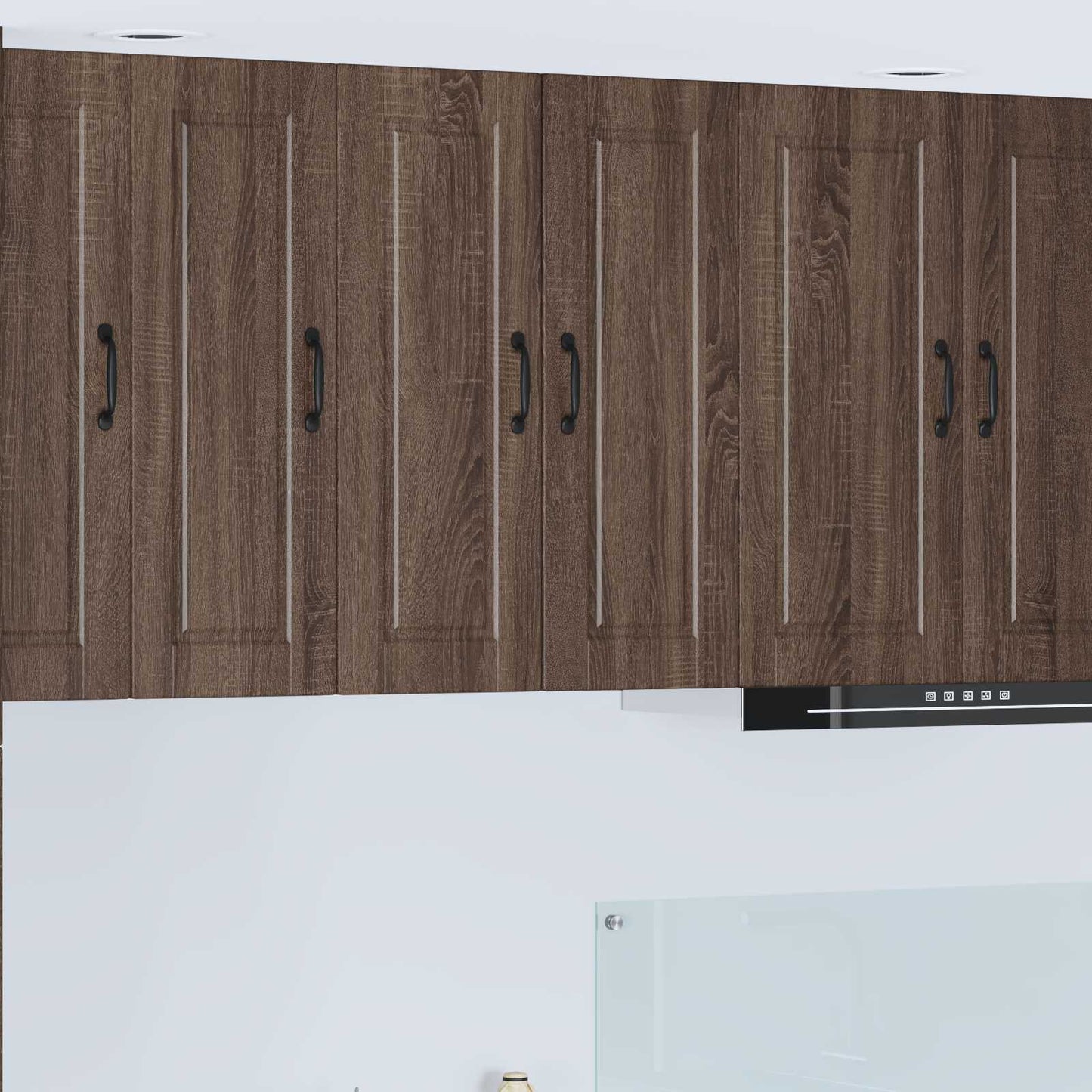 Mobile da cucina con porta 2 pcs Rovere Marrone 30 x 31 x 80 cm