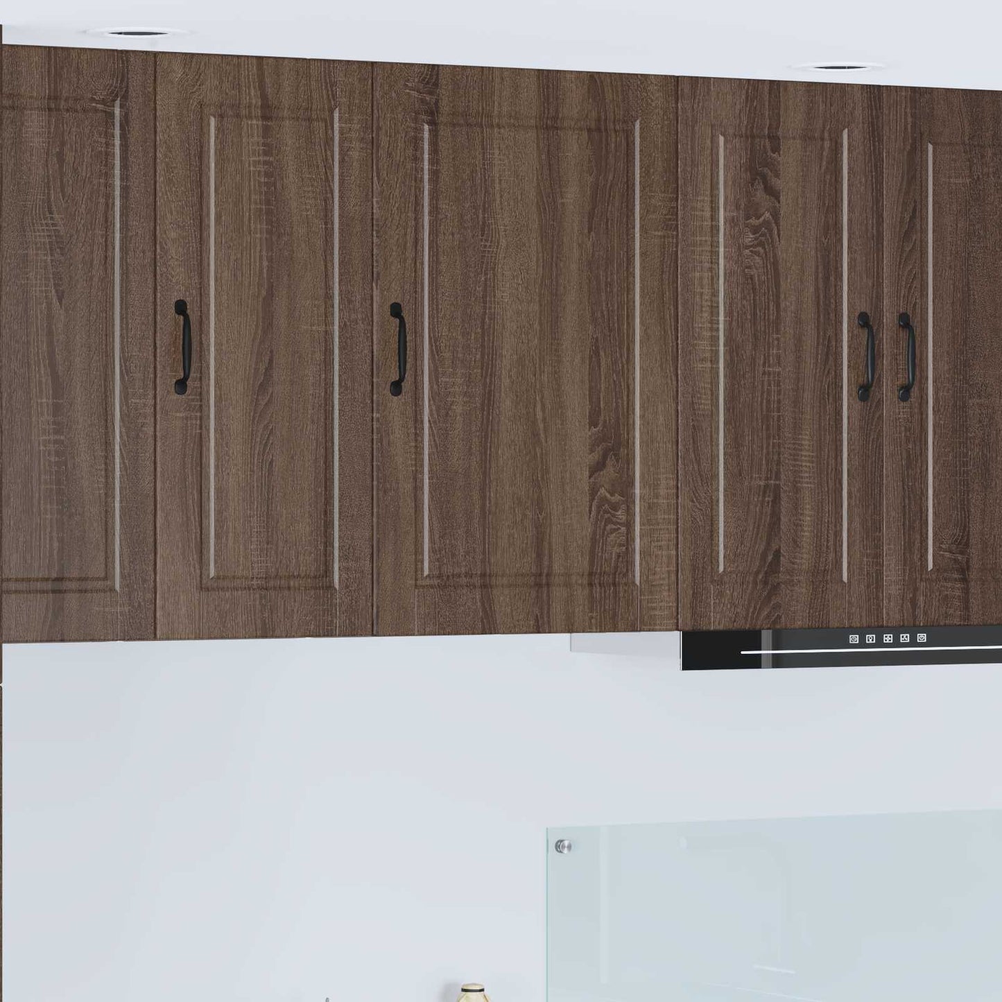 Mobile da cucina con lo scaffale Rovere Marrone 50 x 31 x 80 cm