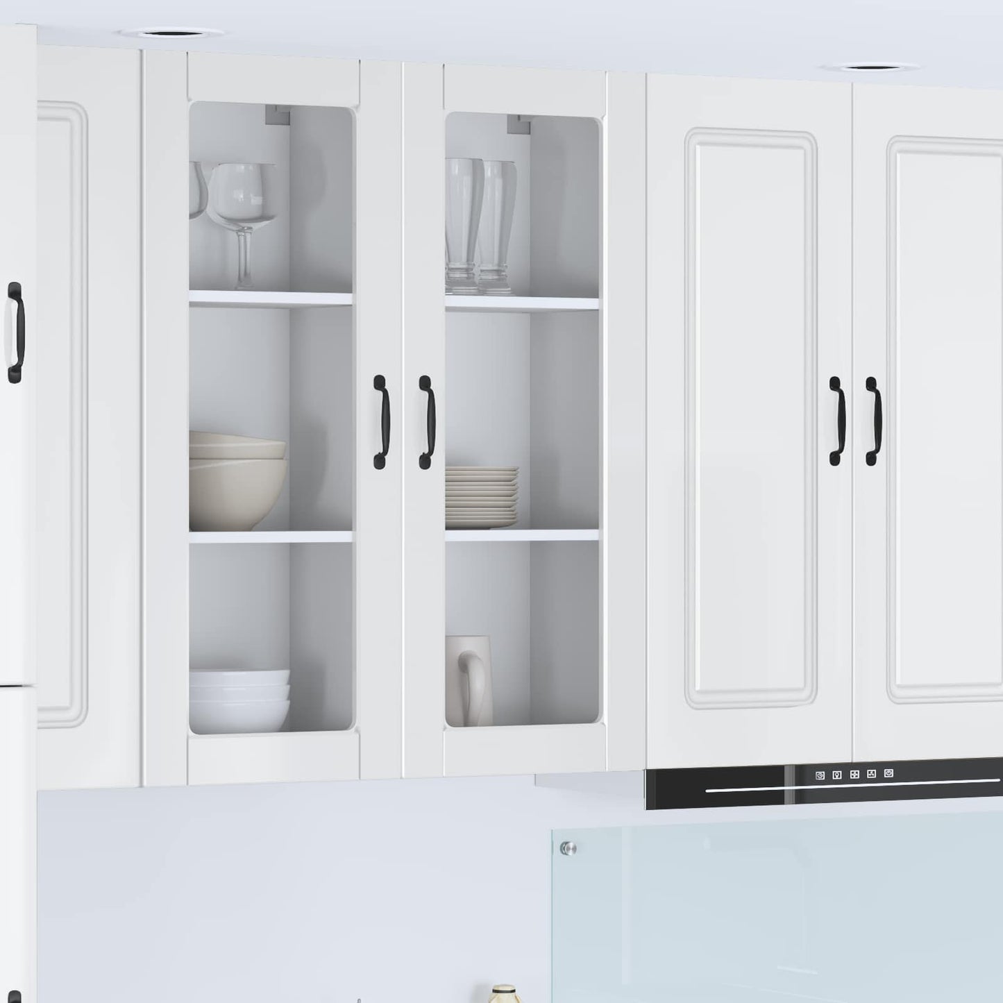 Mobile da cucina con lo scaffale Bianco Lucido 40 x 31 x 100 cm