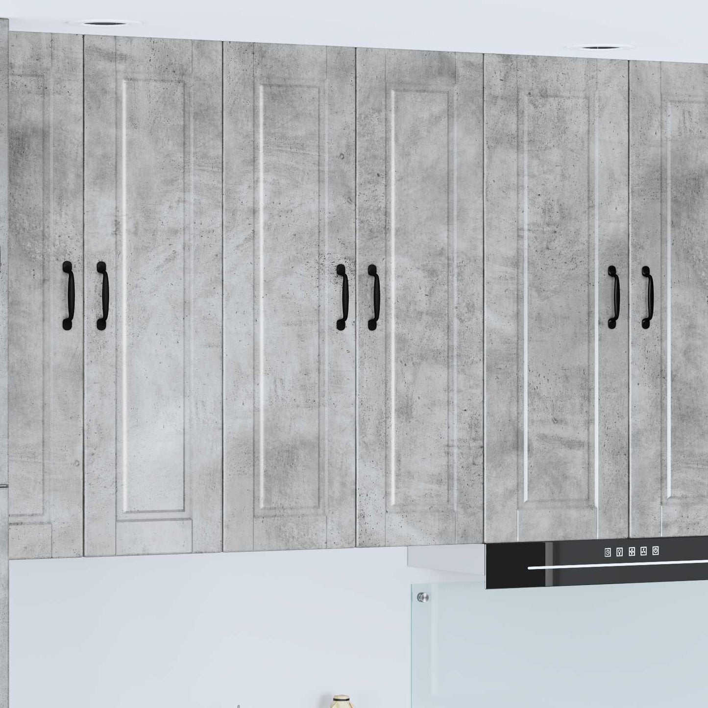 Mobile da cucina con porta Grigio cemento 60 x 31 x 100 cm