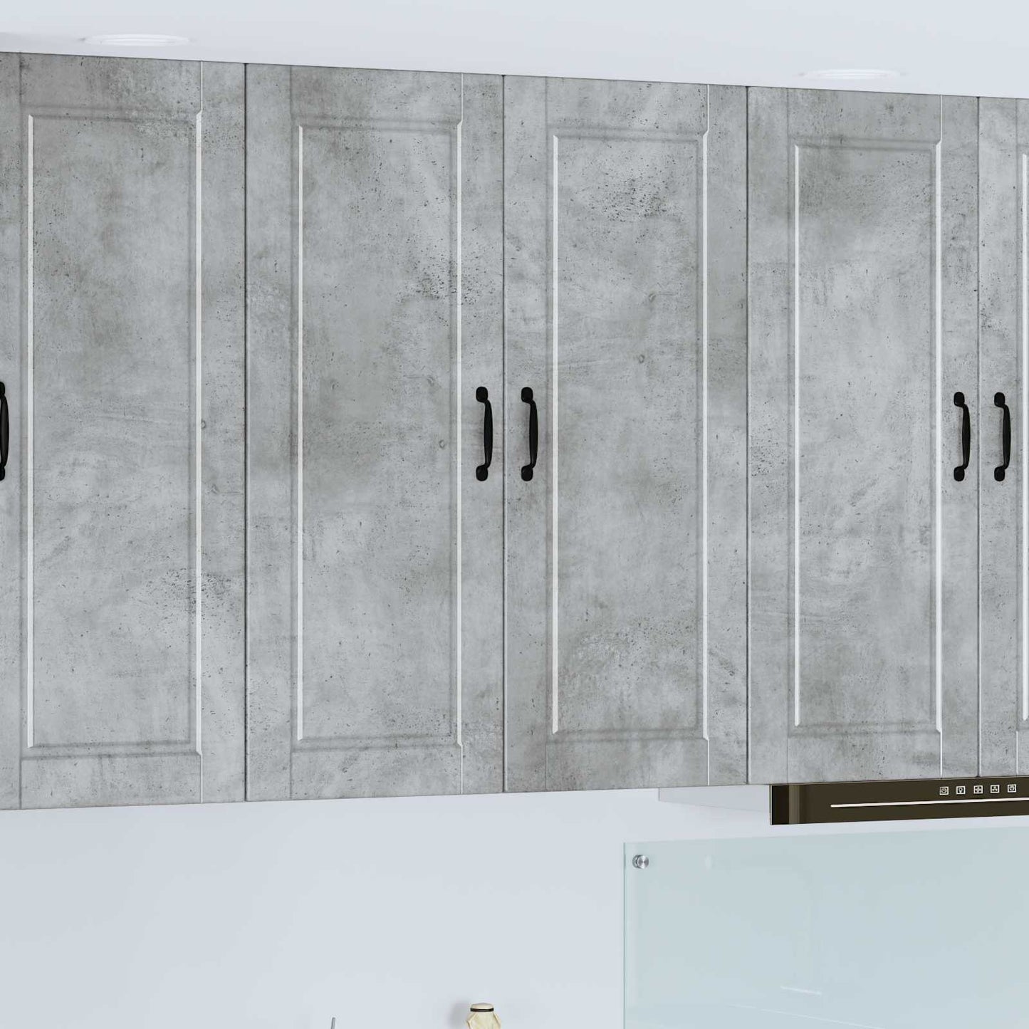 Mobile da cucina con porta Grigio cemento 80 x 31 x 100 cm
