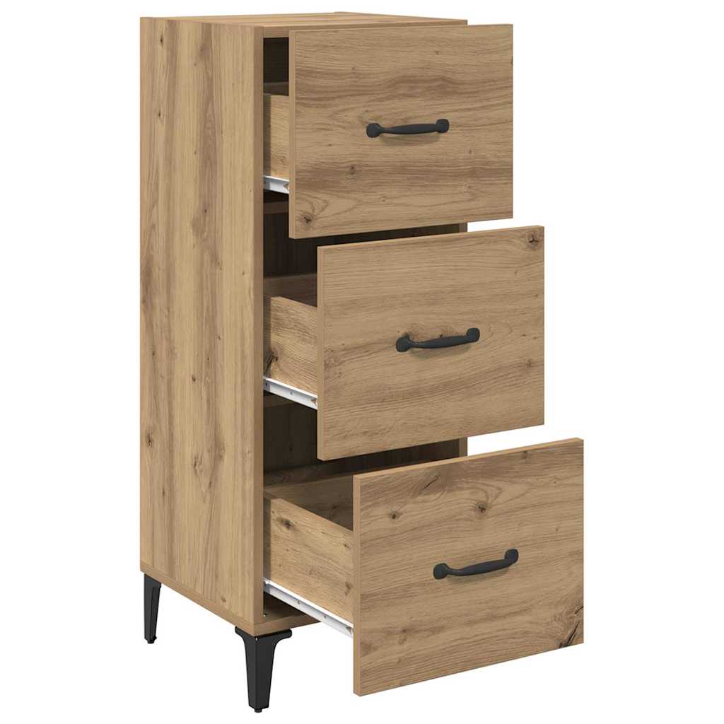 Credenza Rovere artigianale 34,5 x 34 x 90 cm Legno multistrato