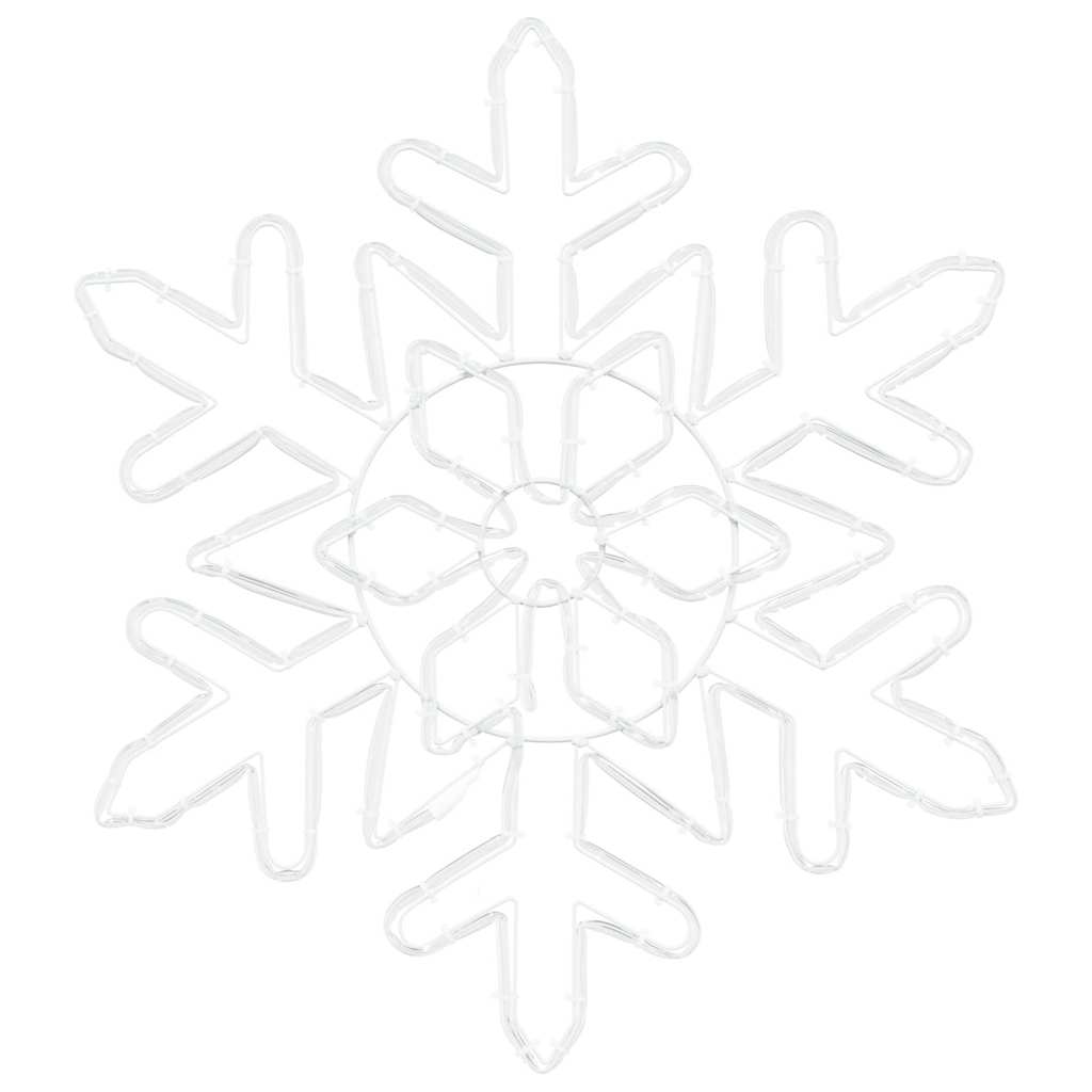 Fiocco di Neve di Natale Blu 55,5 x 55,5 x 0,75 cm PVC