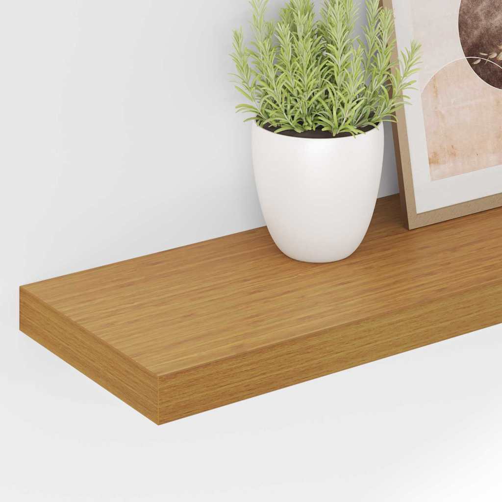 Scaffale da parete 2 pcs Beige 80 x 23,5 x 4 cm