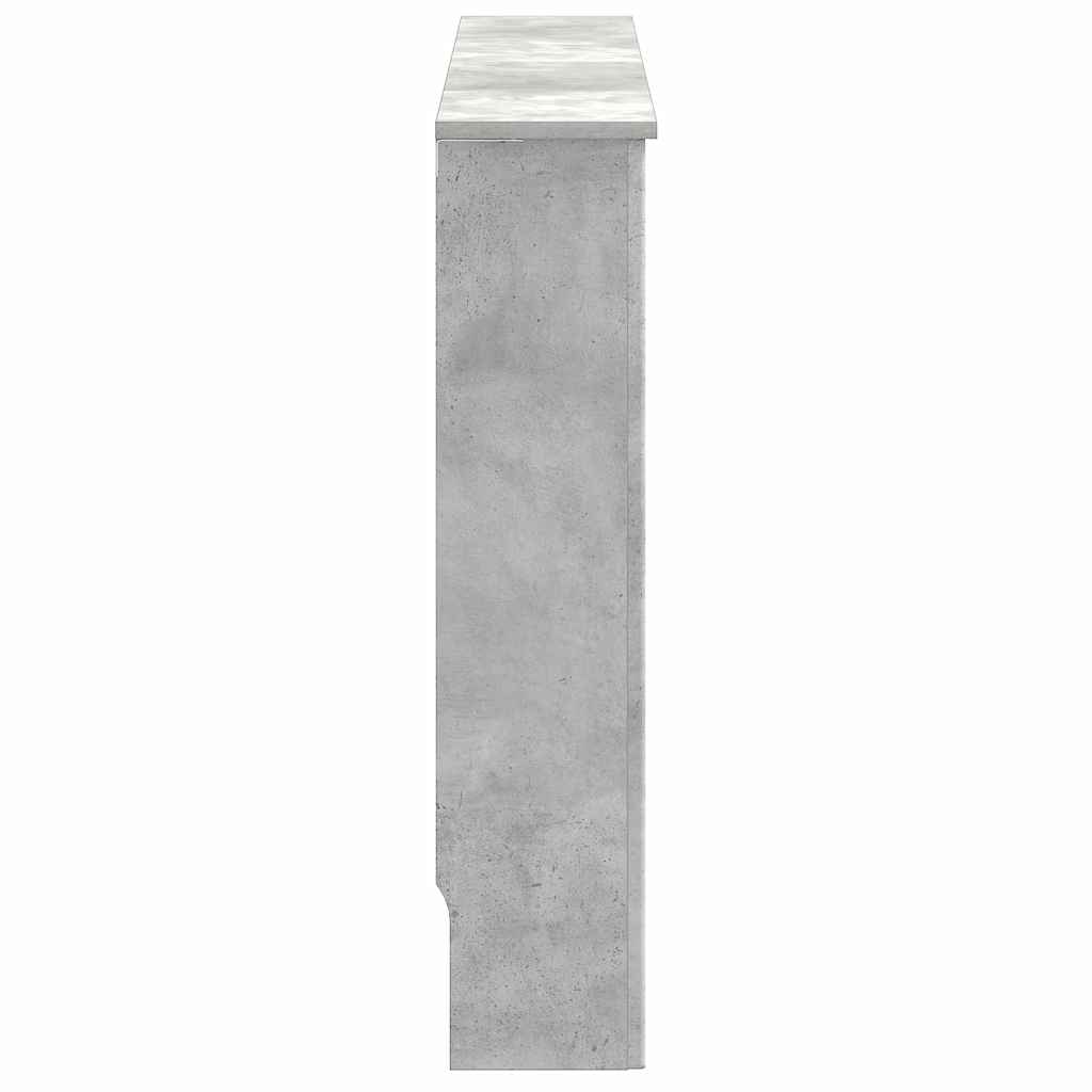 Copertura per radiatori Grigio cemento 152 x 19 x 81,5 cm