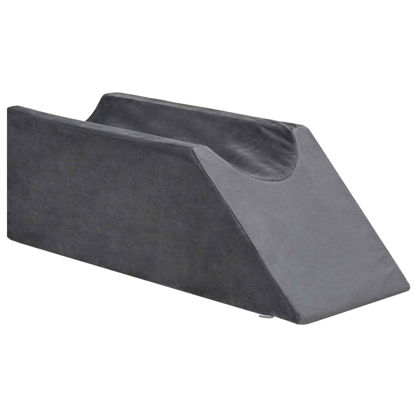 Cuscino per Gambe Grigio 68 x 25 x 21,5 cm Schiuma PU