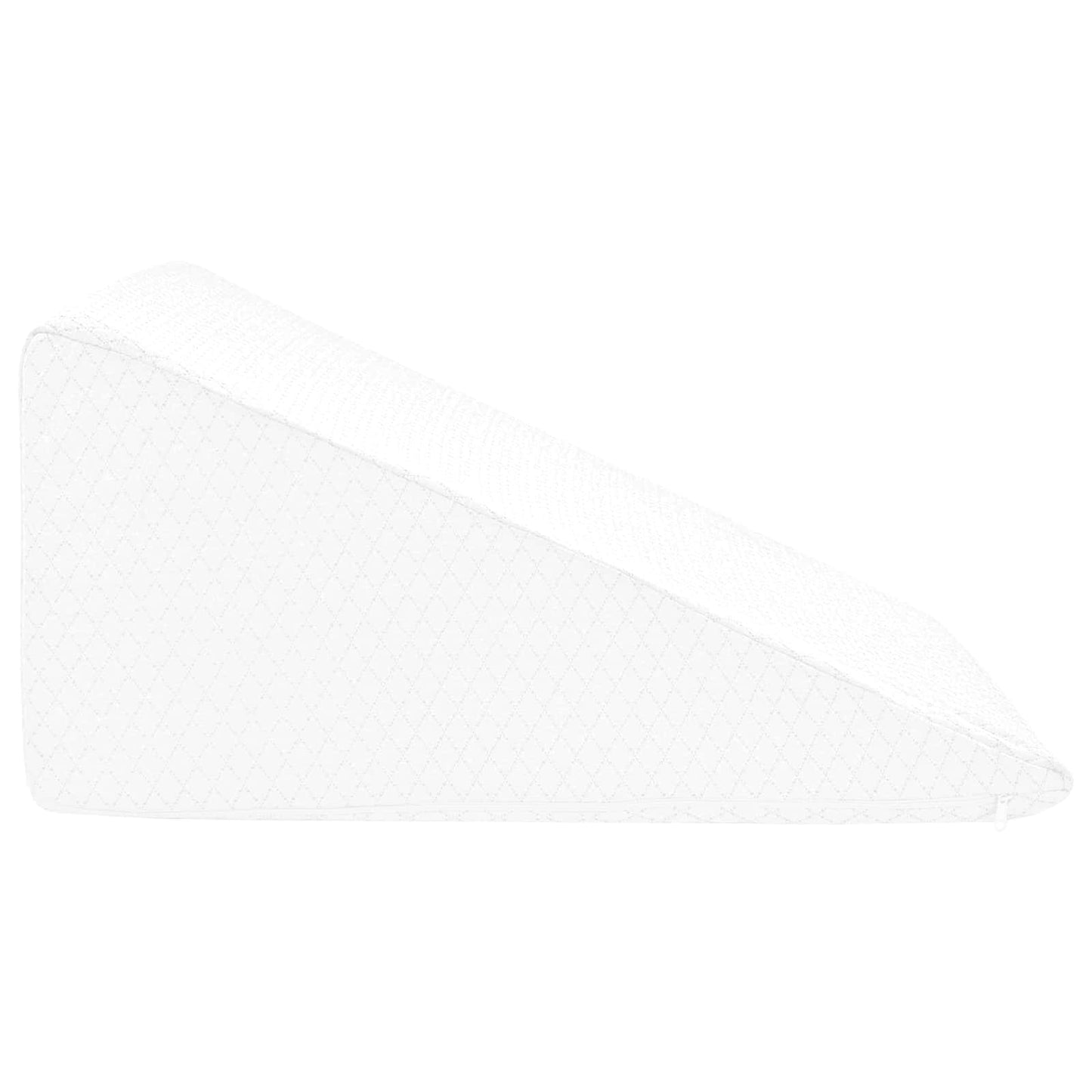 Cuscino per Gambe Bianco 60 x 50 x 30 cm Schiuma Memory