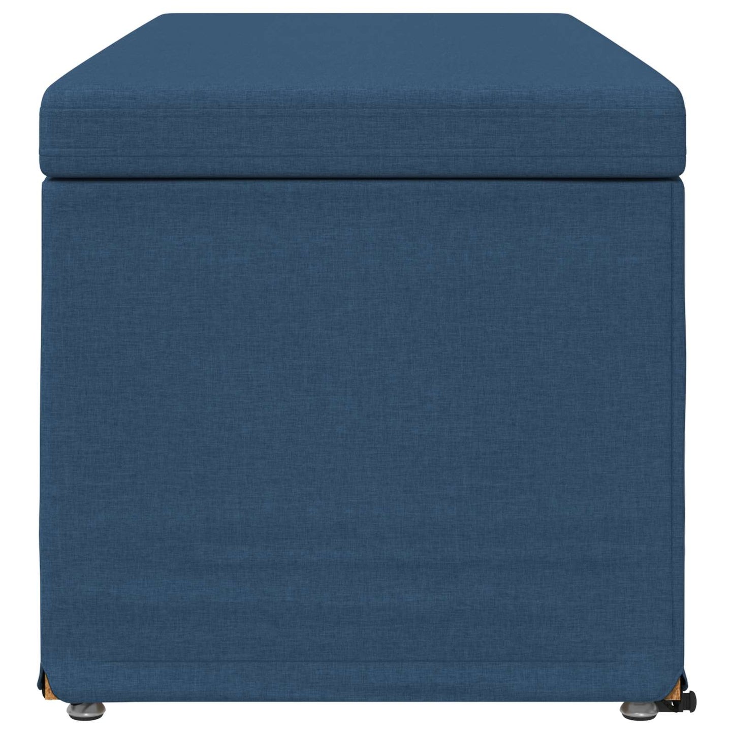 Pouf Blu 101 x 41 x 40 cm Tessuto e Legno Ingegnerizzato