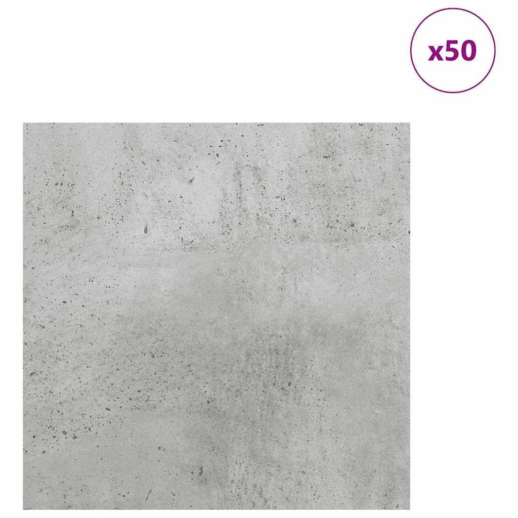 Pannelli decorativi 50 pcs Grigio cemento 30 x 30 x 0.27 cm
