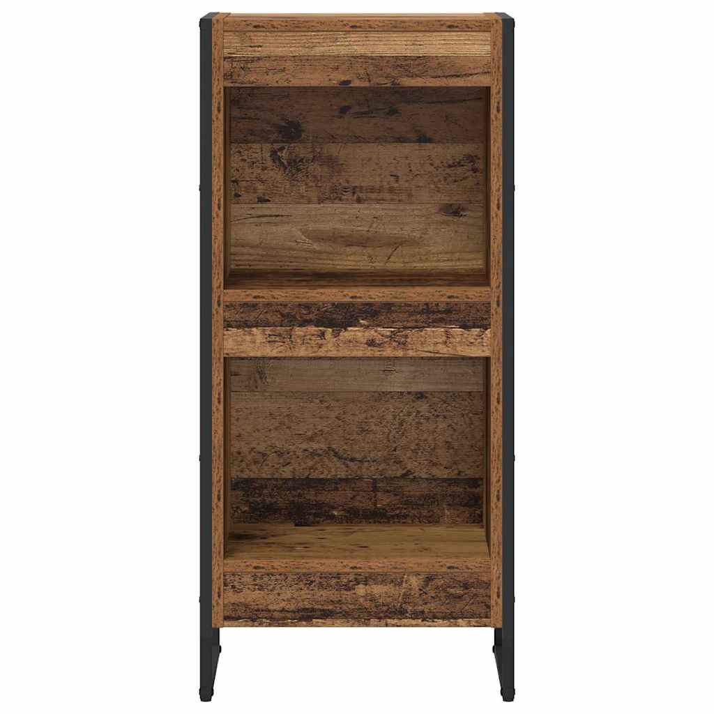 Armadio per Libri Legno vecchio 80 x 30 x 155 cm