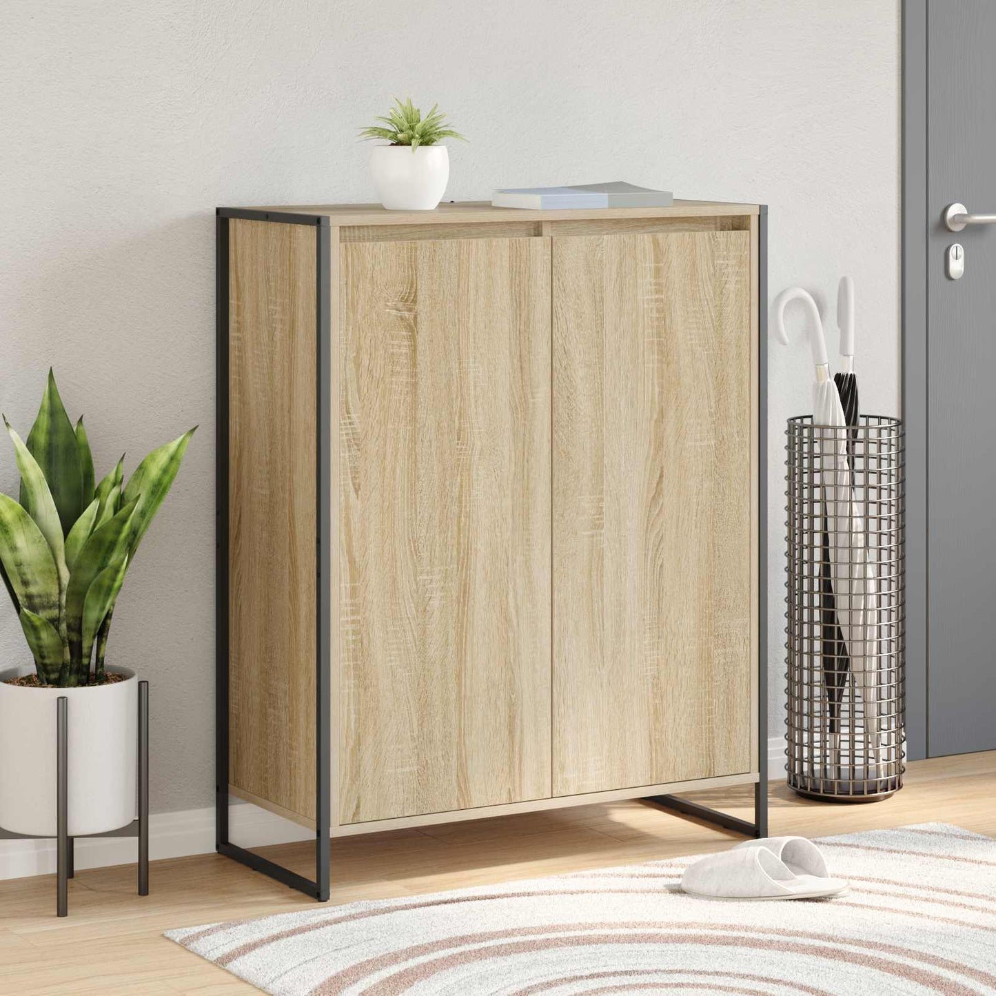 Mobile per scarpe Sonoma 79 x 36 x 100 cm Legno multistrato
