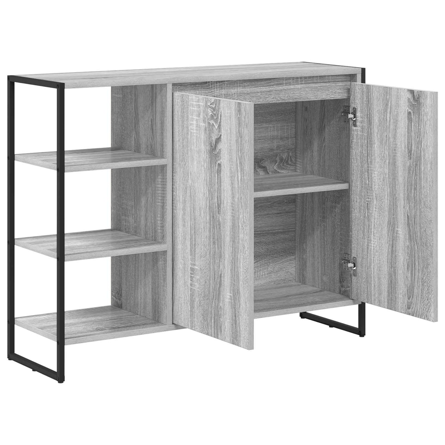 Mobile laterale Grigio Sonoma 96,5 x 30 x 75 cm