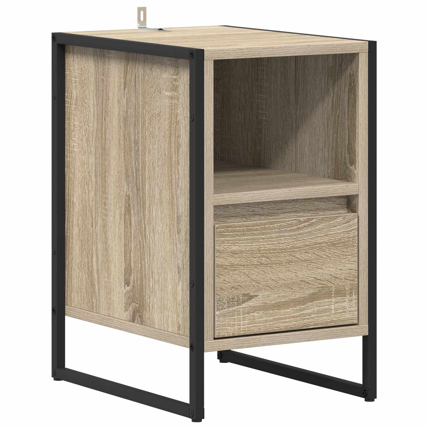 Comodino 2 pcs Sonoma 39,5 x 30 x 50 cm Legno multistrato