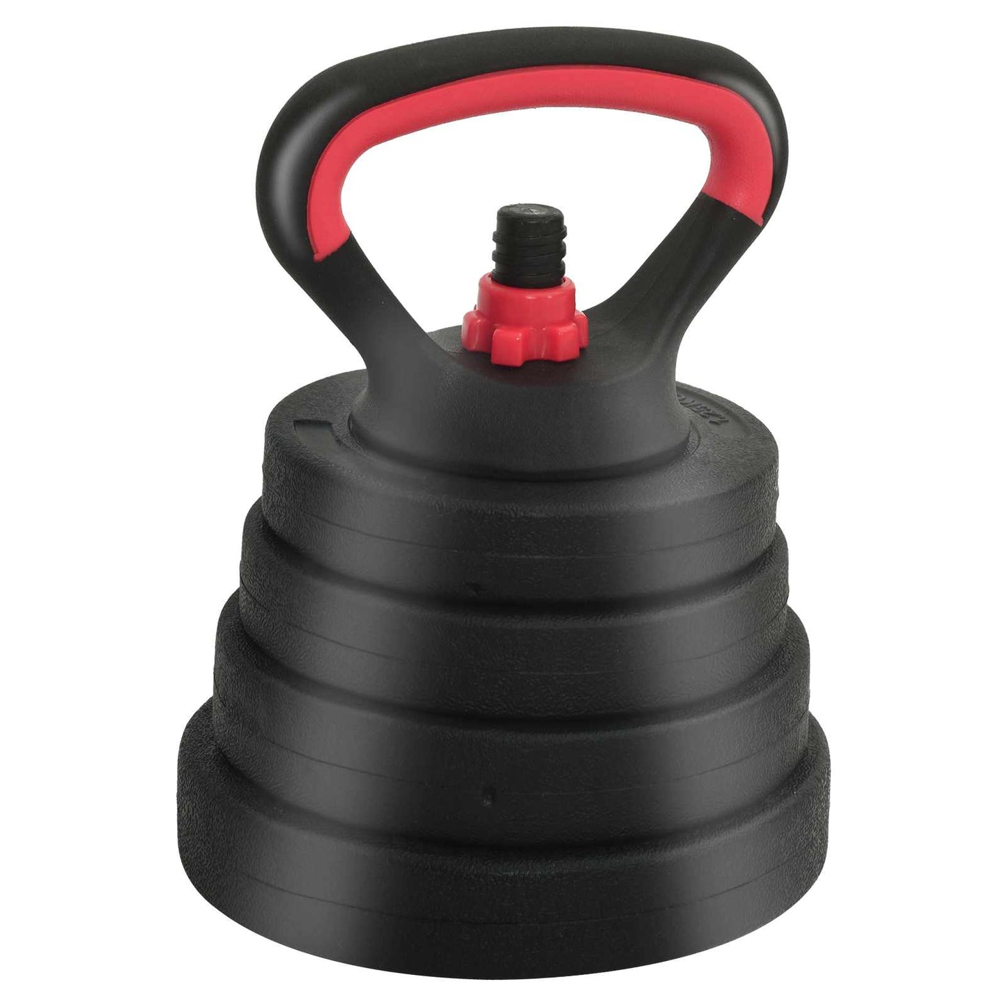Set Manubri e Bilanciere 2-in-1 30kg Nero e Rosso