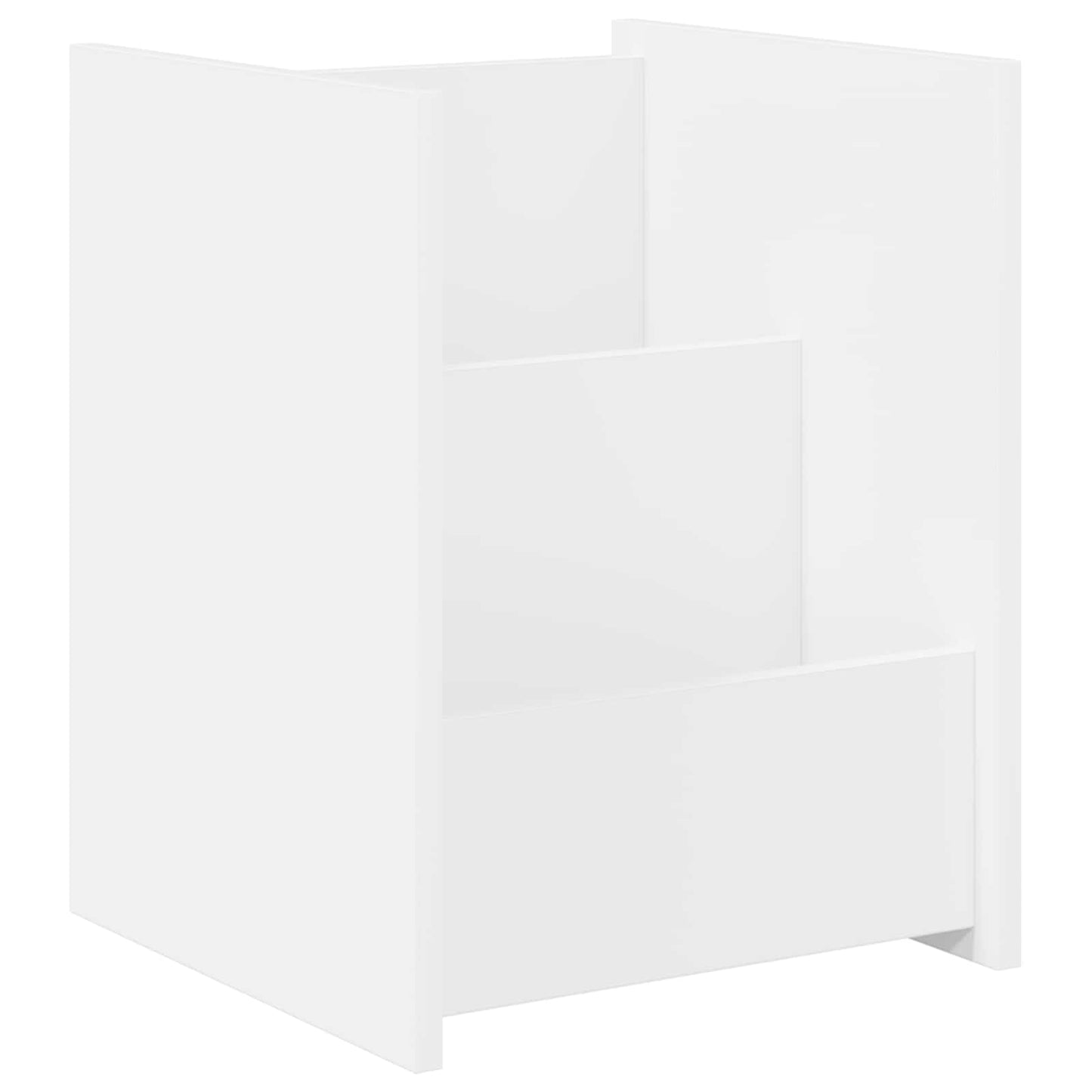 Scaffale per riviste Bianco 35 x 35 x 45 cm Legno multistrato