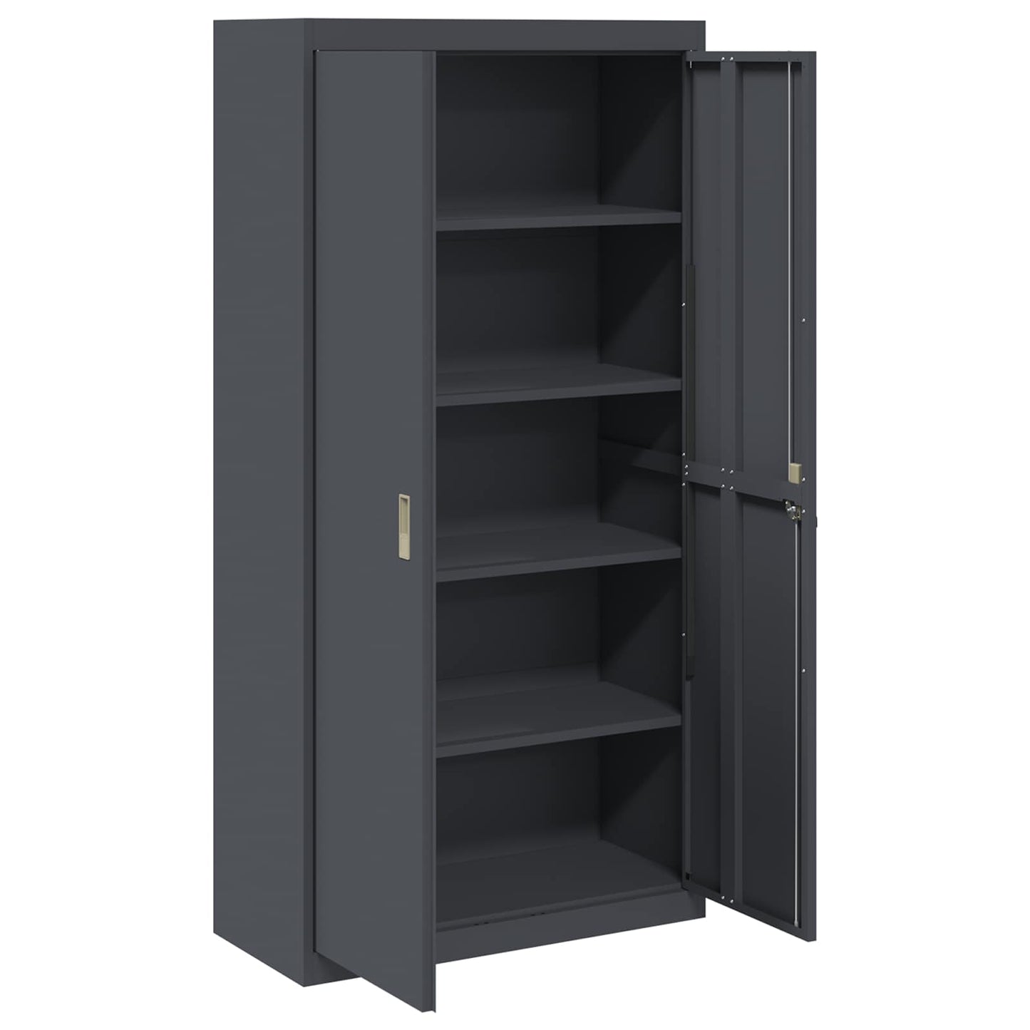 Armadio Antracite 90 x 40 x 180 cm Acciaio