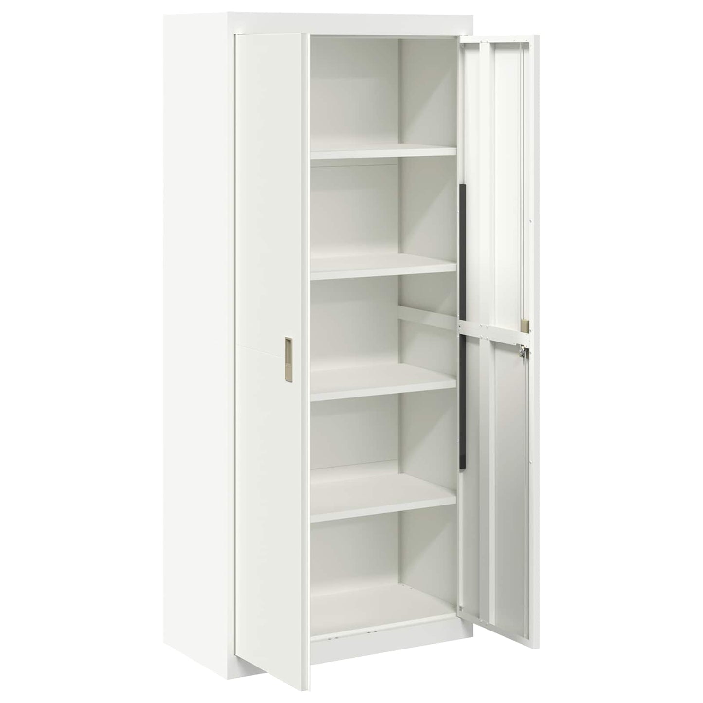 Armadio Bianco 80 x 40 x 180 cm Acciaio