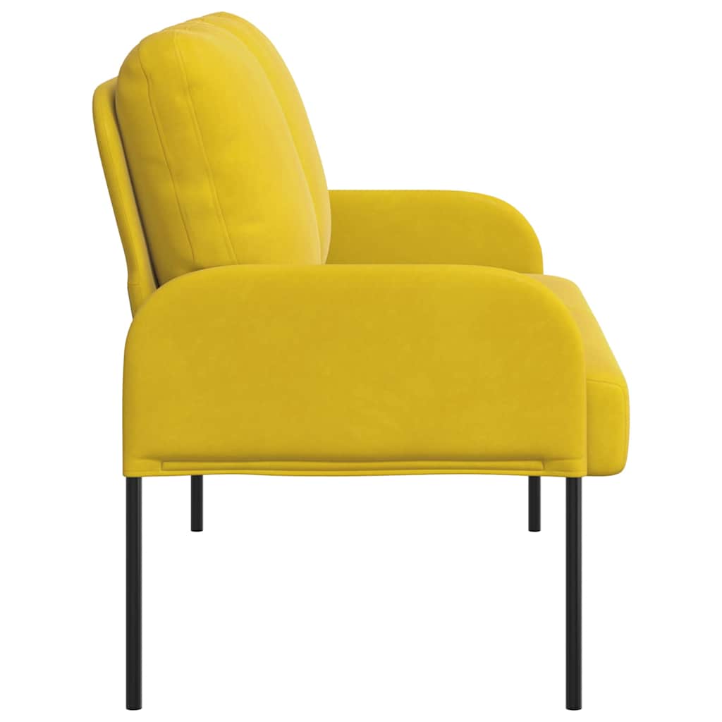 Divani con cuscino 110cm Giallo Legno compensato