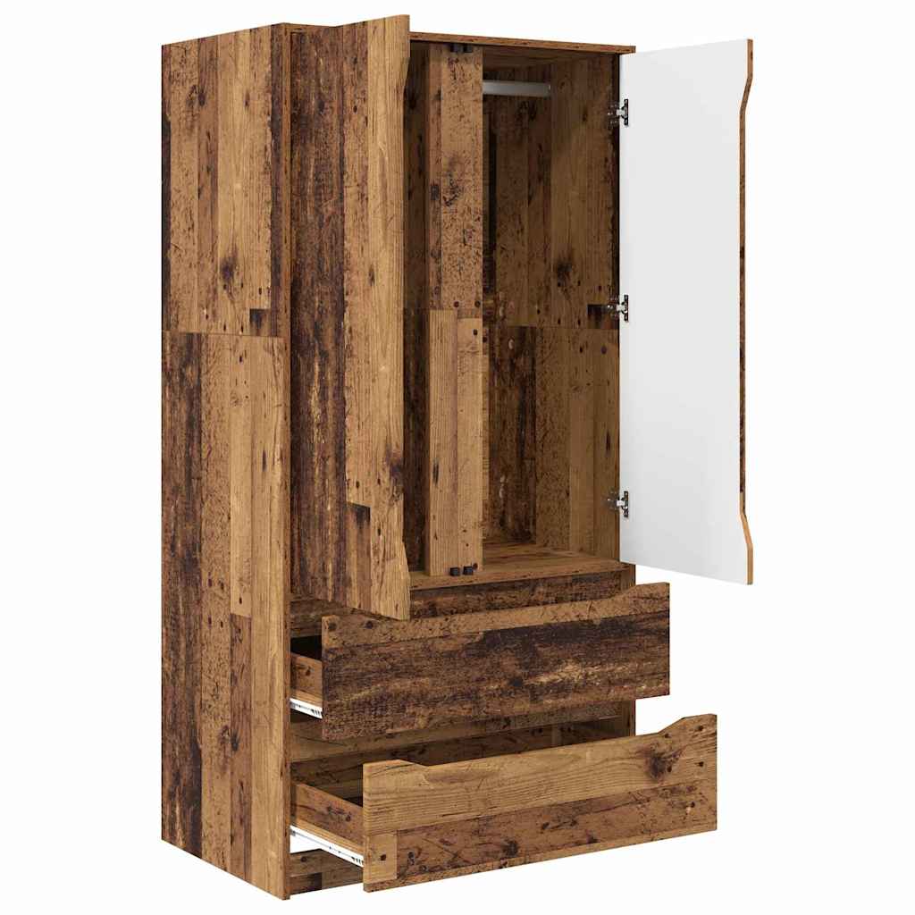 Armadietto con cassetto Legno vecchio 79,5 x 49 x 156 cm
