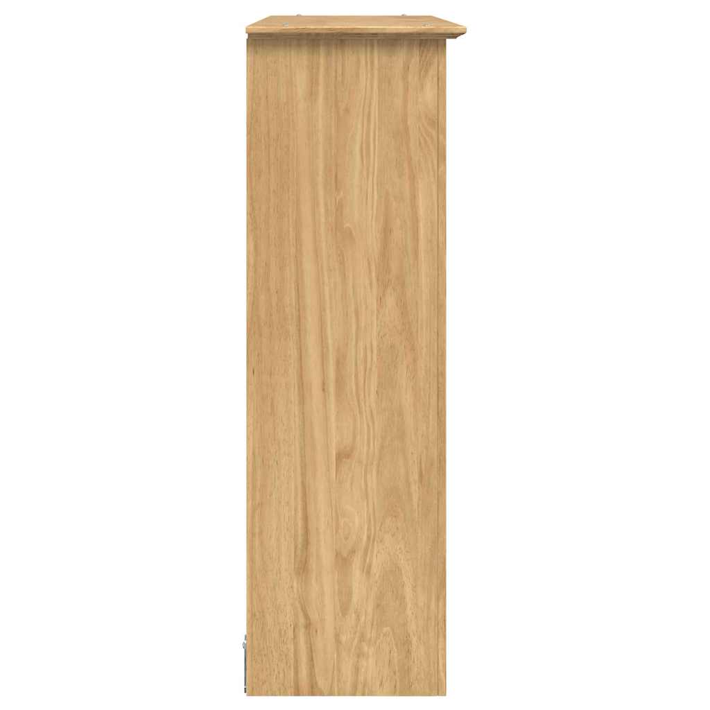 Armadio con Porte in Vetro BODO Marrone miele